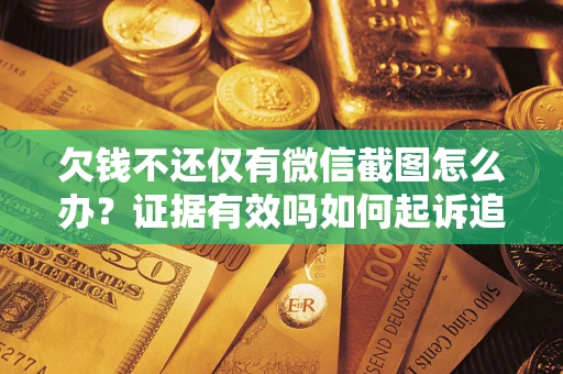武汉欠钱不还仅有微信截图怎么办？证据有效吗如何起诉追回欠款？
