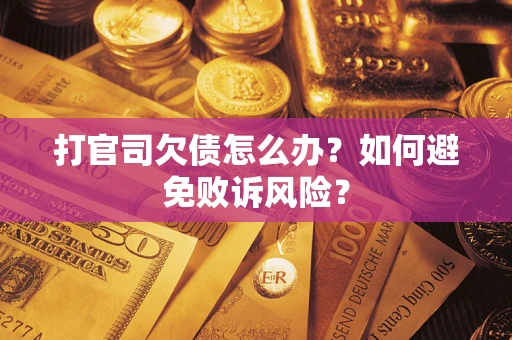 武汉打官司欠债怎么办？如何避免败诉风险？