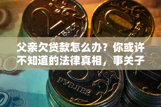 武汉父亲欠贷款怎么办？你或许不知道的法律真相，事关子女未来