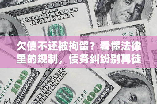武汉欠债不还被拘留？看懂法律里的规制，债务纠纷别再徒劳奔波