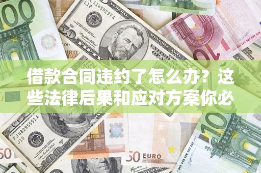 武汉借款合同违约了怎么办？这些法律后果和应对方案你必须知道
