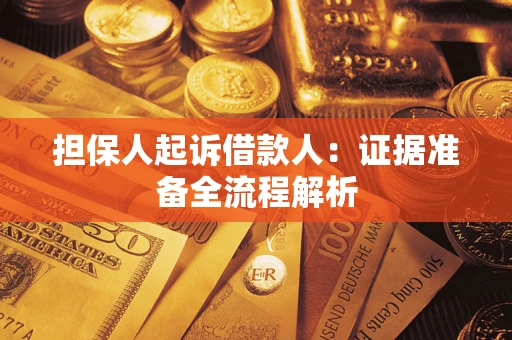 武汉担保人起诉借款人：证据准备全流程解析