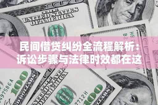 武汉民间借贷纠纷全流程解析：诉讼步骤与法律时效都在这儿了