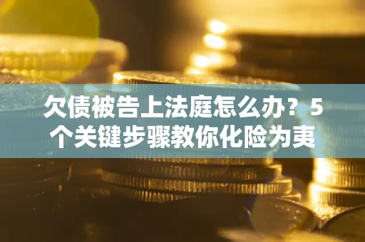 武汉欠债被告上法庭怎么办？5个关键步骤教你化险为夷