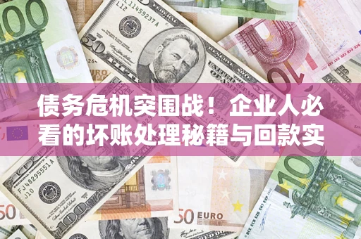 武汉债务危机突围战！企业人必看的坏账处理秘籍与回款实战指南